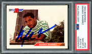 Manny Ramirez Autographed 1992 Bowman Rookie Card #532 Boston Red Sox PSA 8 Auto Grade Gem Mint 10 PSA/DNA #102904047