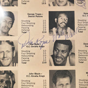 John Brisker Autographed 7x11 Magazine Page Photo Seattle Supersonics With 8 Total Signatures Beckett BAS #17402407