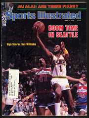 Gus Williams Autographed Sports Illustrated Sports Illustrated Magazine Seattle Supersonics MCS Holo #51022