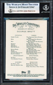 George Brett Autographed 2021 Topps Allen & Ginter Card #147 Kansas City Royals Beckett BAS #17830819