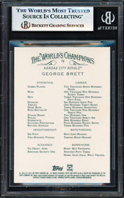 George Brett Autographed 2023 Topps Allen & Ginter Card #79 Kansas City Royals Beckett BAS #17830820
