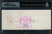 Al Davis Autographed Check Oakland Raiders Auto Grade Gem Mint 10 Beckett BAS #17856679