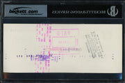 Al Davis Autographed Check Oakland Raiders Owner Beckett BAS #17857438