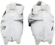 Justin Herbert Autographed Pair Of Game Used White & Black Nike Vapor 360 Pro Cleats Los Angeles Chargers "Game Used, Broncos 16 vs Chargers 19, 10/17/22, 238 Yds" Beckett BAS Witness #W453550 & #W453551