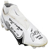 Justin Herbert Autographed Pair Of Game Used White & Black Nike Vapor 360 Pro Cleats Los Angeles Chargers "Game Used, Browns 28 vs Chargers 30, 10/9/22, 228 Yds, & 1 TD" Beckett BAS Witness #W453556 & #W453557