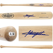 Adrian Beltre Autographed Blonde Louisville Slugger Pro Stock Baseball Bat Texas Rangers Beckett BAS Witness Stock #239823