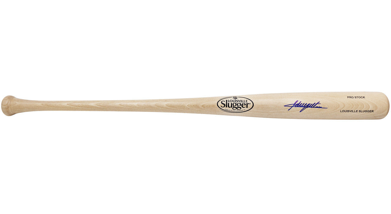 Adrian Beltre Autographed Blonde Louisville Slugger Pro Stock Baseball Bat Texas Rangers Beckett BAS Witness Stock #239823