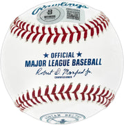 Adrian Beltre Autographed Official 3000th Hit Logo MLB Baseball Texas Rangers Beckett BAS Witness Stock #239817