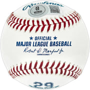 Adrian Beltre Autographed Official Retirement Logo MLB Baseball Texas Rangers Beckett BAS Witness Stock #239819