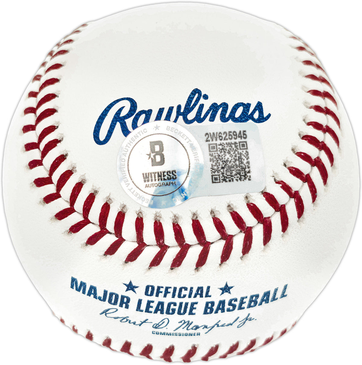 Adrian Beltre Autographed Official Retirement Logo MLB Baseball Texas Rangers Beckett BAS Witness Stock #239819