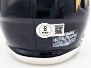 Terrell Suggs Autographed Baltimore Ravens Black Speed Mini Helmet Beckett BAS Witness Stock #241393