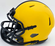 Hines Ward Autographed Pittsburgh Steelers Gold Rave Speed Mini Helmet Beckett BAS Witness Stock #241388