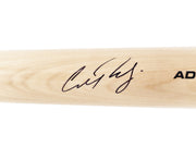 Cal Raleigh Autographed Blonde Rawlings Pro Baseball Bat Seattle Mariners Fanatics & MLB Holo Stock #241376