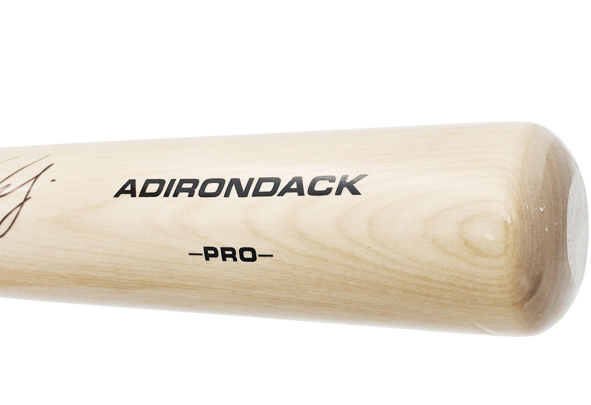 Cal Raleigh Autographed Blonde Rawlings Pro Baseball Bat Seattle Mariners Fanatics & MLB Holo Stock #241376