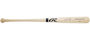 Cal Raleigh Autographed Blonde Rawlings Pro Baseball Bat Seattle Mariners Fanatics & MLB Holo Stock #241376