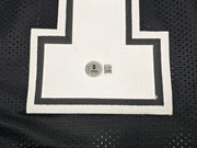 Dallas Cowboys Jimmy Johnson Autographed Blue Jersey "HOF 20" Beckett BAS Witness Stock #239849