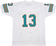 Miami Dolphins Dan Marino Autographed White Jersey JSA Stock #239851
