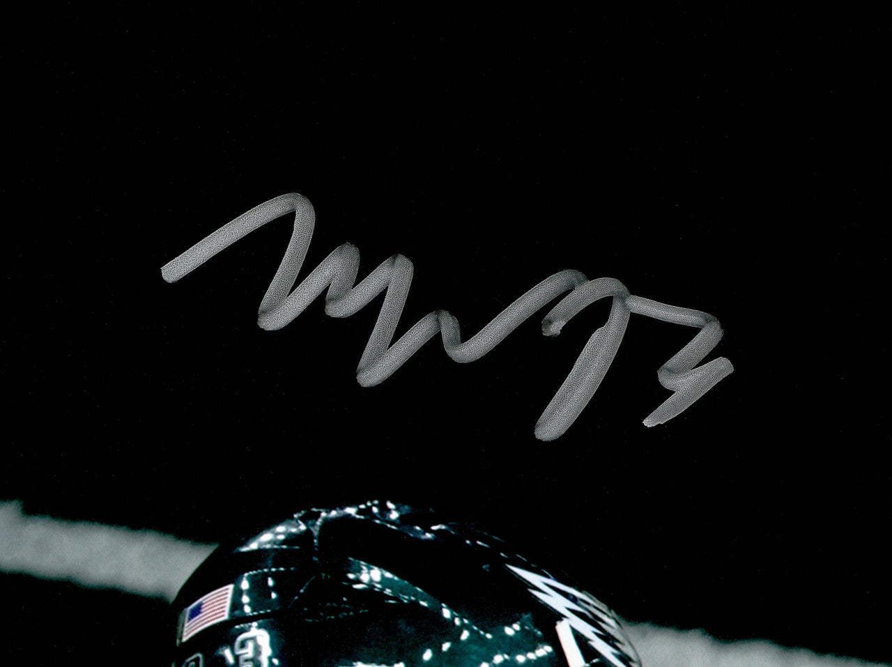 Milton Williams Autographed 16x20 Photo Philadelphia Eagles Super Bowl LIX Strip Sack Fumble vs. Patrick Mahomes Beckett BAS Witness Stock #239895