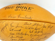 1961 Green Bay Packers NFL Champions Team Signed Autographed Official NFL Wilson "The Duke" Leather Football With 39 Signatures Including Vince Lombardi & Bart Starr Beckett BAS #AE20801