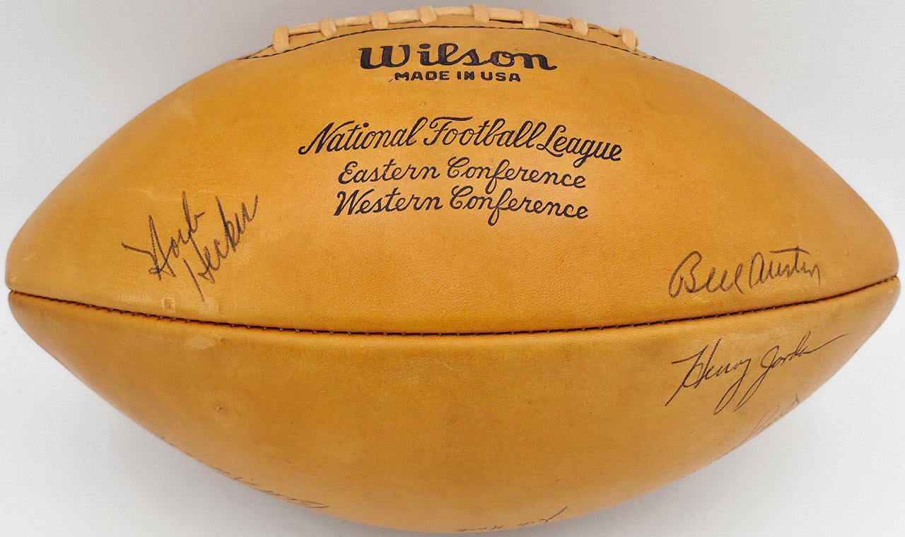 1961 Green Bay Packers NFL Champions Team Signed Autographed Official NFL Wilson "The Duke" Leather Football With 39 Signatures Including Vince Lombardi & Bart Starr Beckett BAS #AE20801