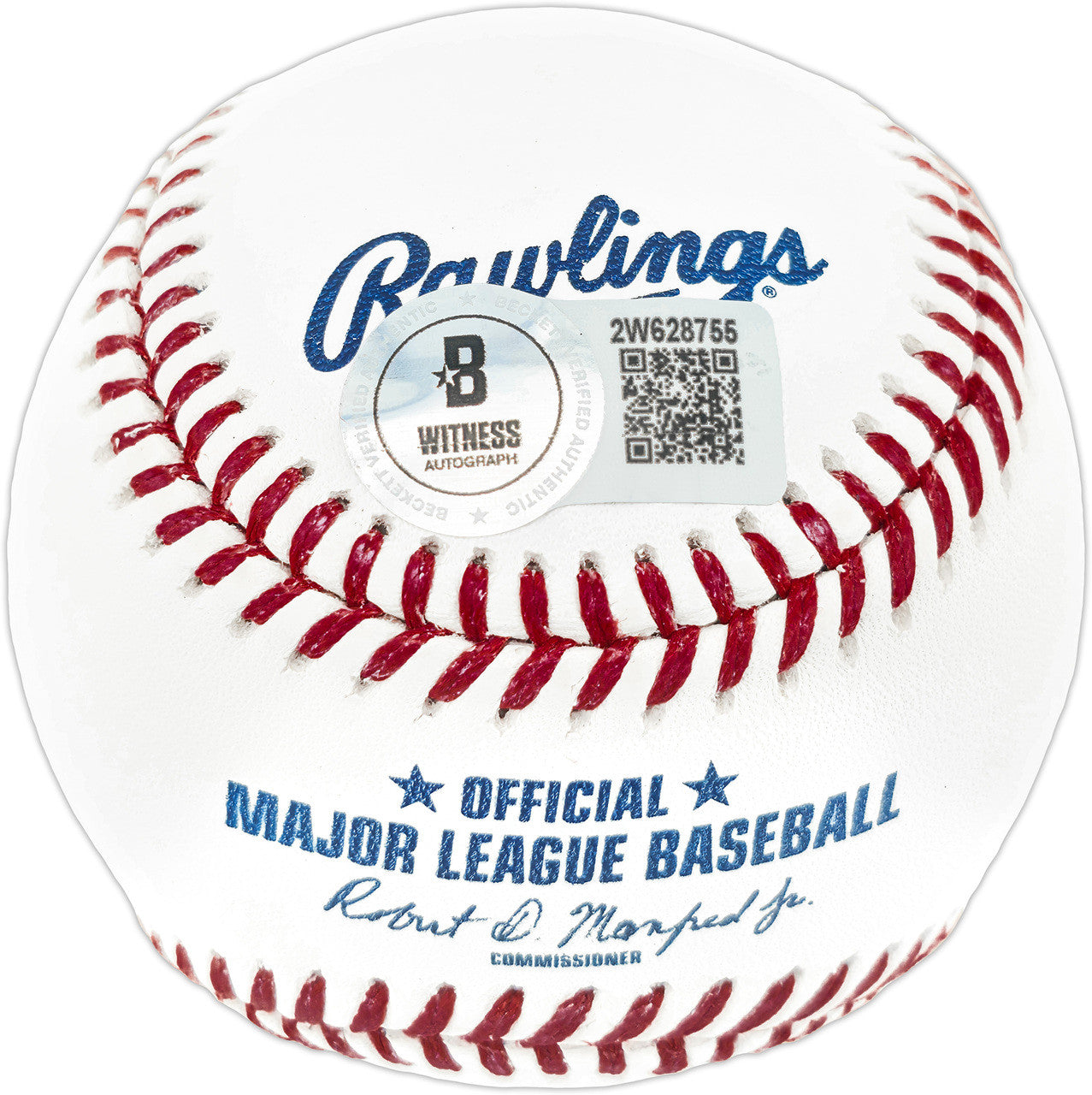 Manny Ramirez Autographed Official MLB Baseball Boston Red Sox Full Name Beckett BAS Witness Stock #241440