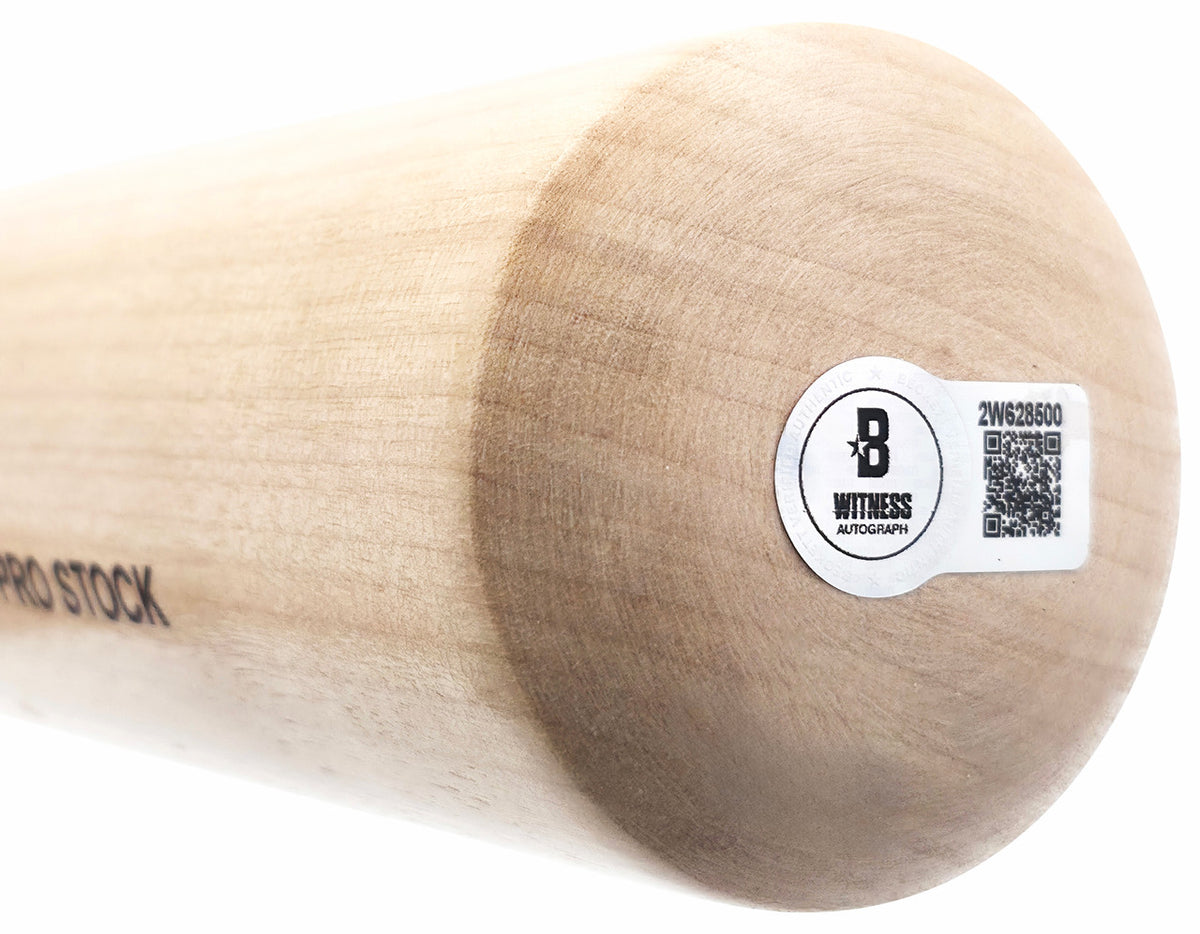 Steve Garvey Autographed Blonde Louisville Slugger Pro Stock Baseball Bat Los Angeles Dodgers "74 NL MVP" Beckett BAS Witness Stock #241444