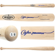 Andre Dawson Autographed Blonde Louisville Slugger Pro Stock Baseball Bat Montreal Expos Beckett BAS Witness Stock #241439