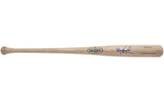 Manny Ramirez Autographed Blonde Louisville Slugger Pro Stock Baseball Bat Boston Red Sox Beckett BAS Witness Stock #241442