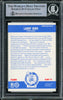 Larry Bird Autographed 1987-88 Fleer Stickers Card #4 Boston Celtics Beckett BAS #14612417