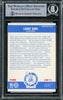 Larry Bird Autographed 1987-88 Fleer Stickers Card #4 Boston Celtics Beckett BAS #14612411