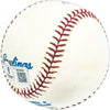 Matt Batts Autographed Official AL Baseball Boston Red Sox, Cincinnati Reds Beckett BAS QR #BM25862