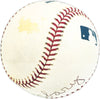 Red Barbary Autographed Official MLB Baseball Washington Senators Beckett BAS QR #BM25891