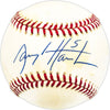 Darryl Hamilton Autographed Official NL Baseball San Francisco Giants, Milwaukee Brewers Beckett BAS QR #BM26009