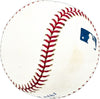 Larry Haney Autographed Official MLB Baseball Oakland A's "1974 A's World Champs" Beckett BAS QR #BM17824