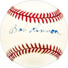 Bob Lennon Autographed Official NL Baseball New York Giants Beckett BAS QR #BM17833
