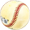 Tom Robson Autographed Official NL Baseball Texas Rangers Beckett BAS QR #BM17836