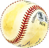 Ray Hathaway Autographed Official NL Baseball Brooklyn Dodgers "1945" Beckett BAS QR #BM17849