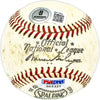 Ernie Ed Manning Autographed Official Giles NL Baseball St. Louis Browns "Best luck to a fan, St. Louis 1914 Browns" Beckett BAS QR #BM17854