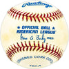 Leroy Wheat Autographed Official AL Baseball Philadelphia Oakland A's, Cleveland Indians SKU #229649