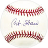 Bob Shaw Autographed Official MLB Baseball Atlanta Braves, Detroit Tigers SKU #229677