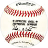 Mike Bell Autographed Official NL Baseball Atlanta Braves SKU #229776
