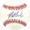 Matt Beech Autographed Official NL Baseball Philadelphia Phillies SKU #229857