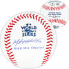 Martin Maldonado Autographed Official 2022 World Series MLB Baseball Houston Astros "2022 WS Champions" Beckett BAS Witness Stock #215405