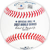 Hector Neris Autographed Official 2022 World Series MLB Baseball Houston Astros "2022 WS Champions" Beckett BAS Witness Stock #215407