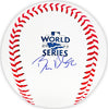 Bryan Abreu Autographed Official 2022 World Series MLB Baseball Houston Astros Beckett BAS Witness Stock #215410