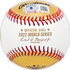 Kyle Tucker Autographed Official 2022 Gold World Series Gold MLB Baseball Houston Astros Beckett BAS Witness Stock #215400
