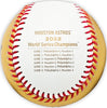 Kyle Tucker Autographed Official 2022 Gold World Series Gold MLB Baseball Houston Astros Beckett BAS Witness Stock #215400