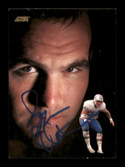 Bruce Matthews Autographed 1991 Score Card #684 Houston Oilers SKU #241666