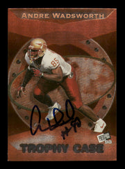 Andre Wadsworth Autographed 1998 Press Pass Rookie Card #TC12 Arizona Cardinals SKU #241673