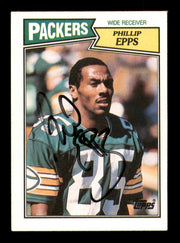 Phillip Epps Autographed 1987 Topps Card #355 Green Bay Packers SKU #241687
